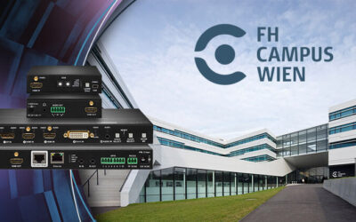 FH Campus Wien mit HDBaseT™ Technologie von Lightware
